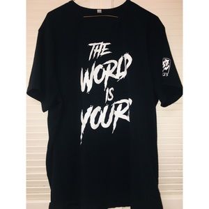 SOLD! World Is Yours T-Shirt Graphic Tees Illmatic